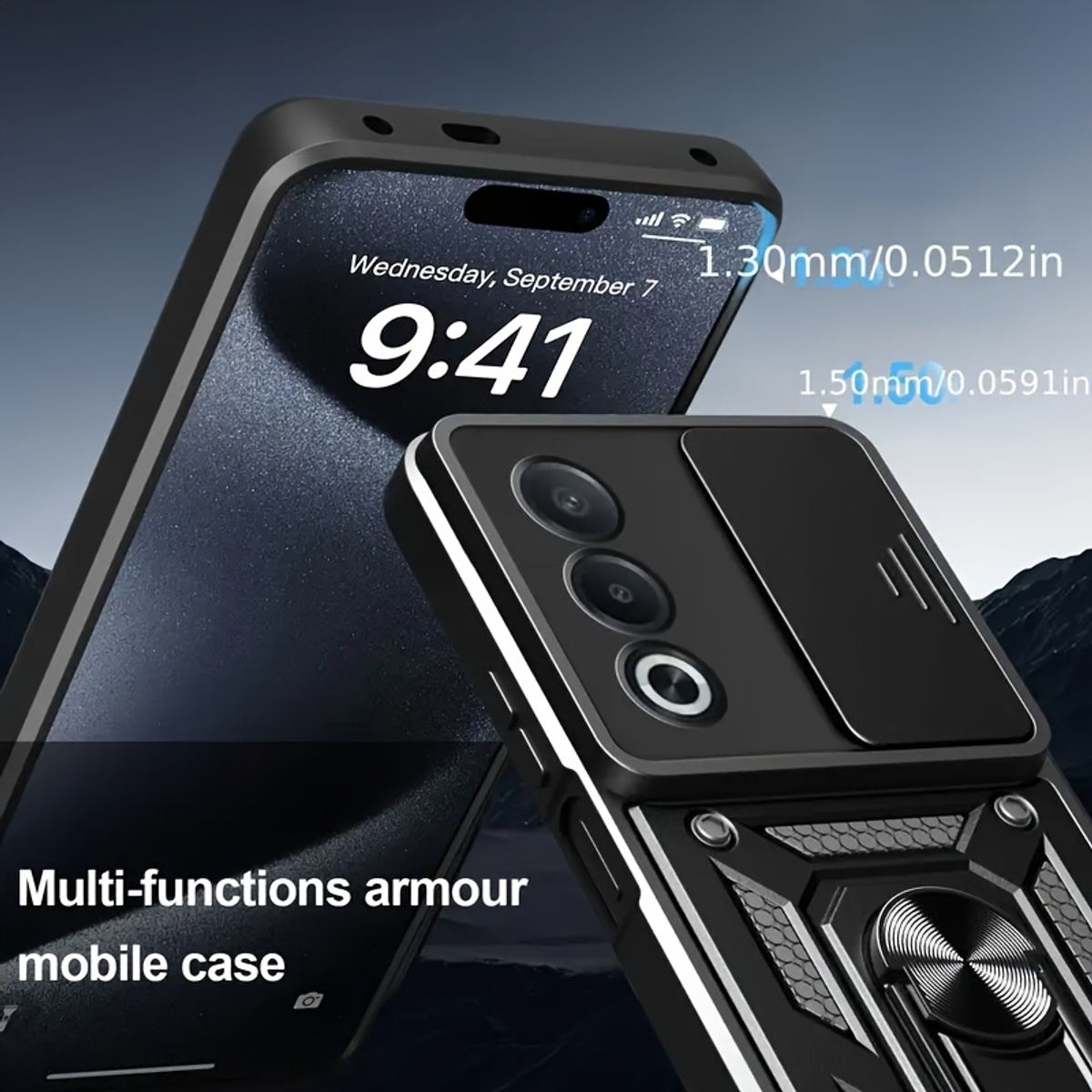 GENERICO - Forro Estuche Protector Funda Para Oppo A80 con Protector Cámara