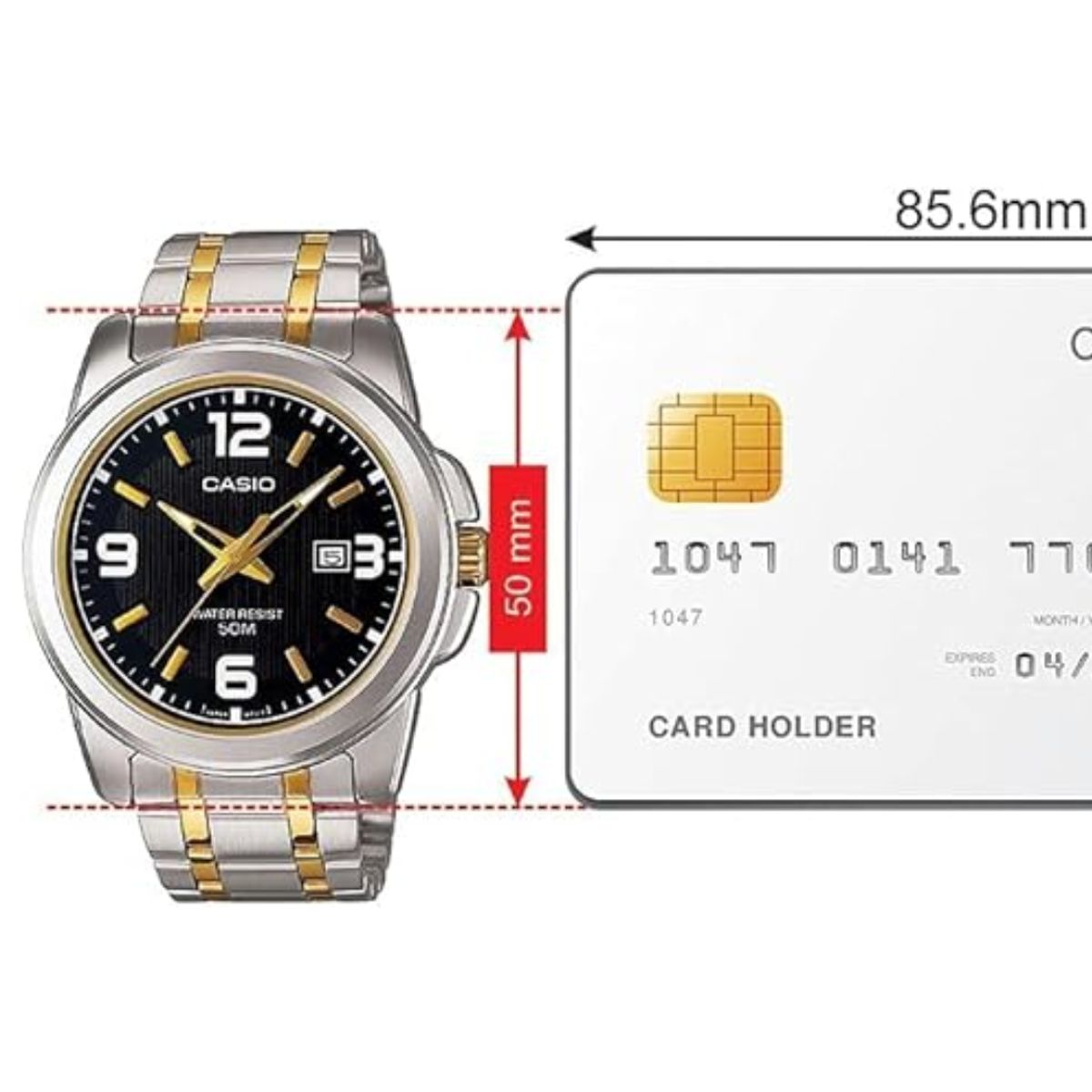 CASIO - Reloj Casio MTP-1314SG-1A Bicolor Para Caballero