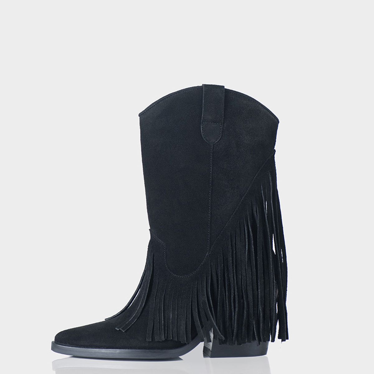 STIVALI - Texana Zahon Gamuza Negro