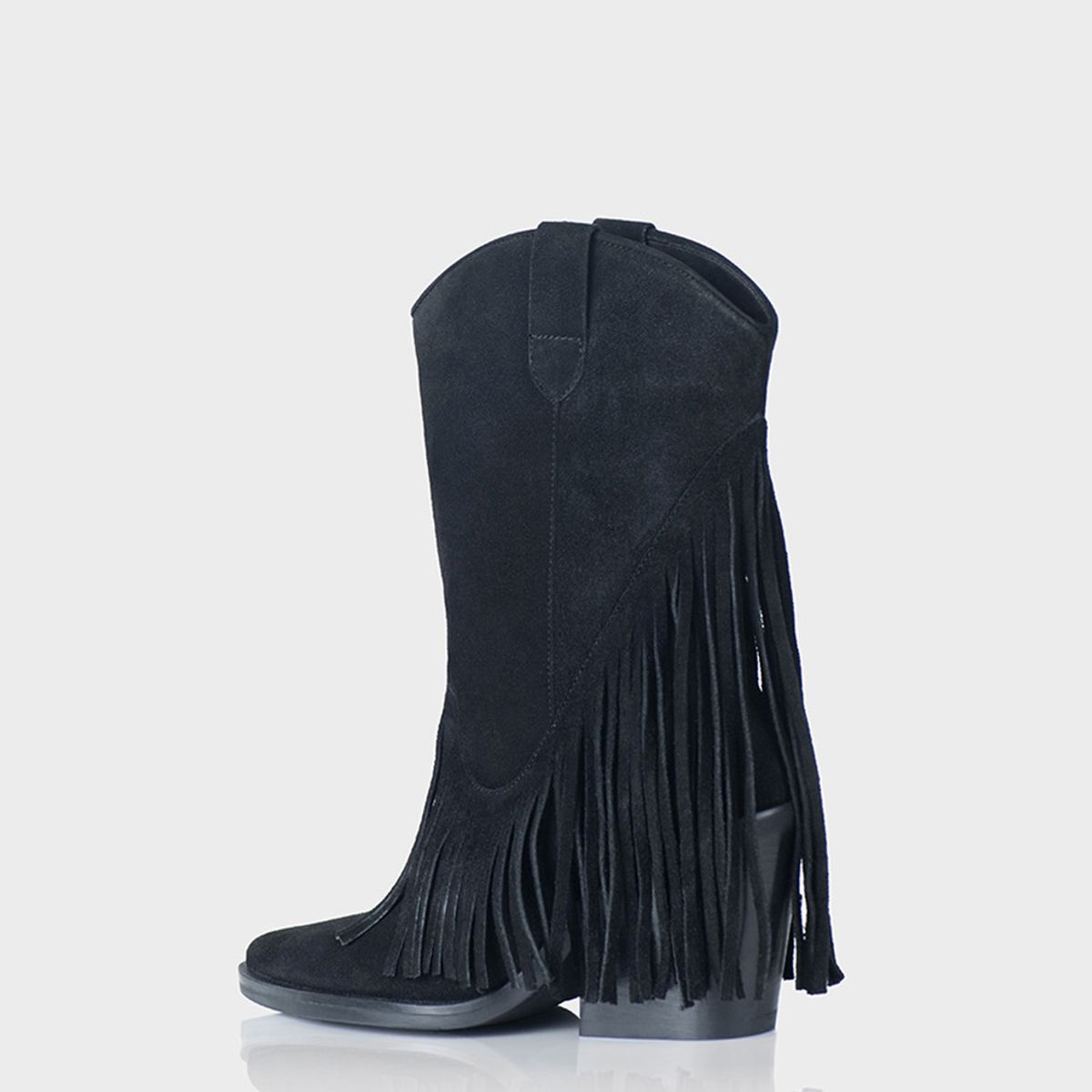 STIVALI - Texana Zahon Gamuza Negro