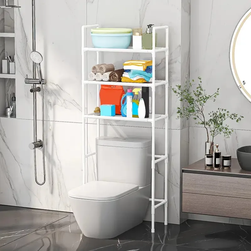 GENERICO - Mueble Organizador Para Baño 3 Niveles Estantería Resistente Multiusos
