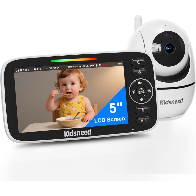 GENERICO - Monitor De Video De Bebe Camara Audio Bidireccional Bateria