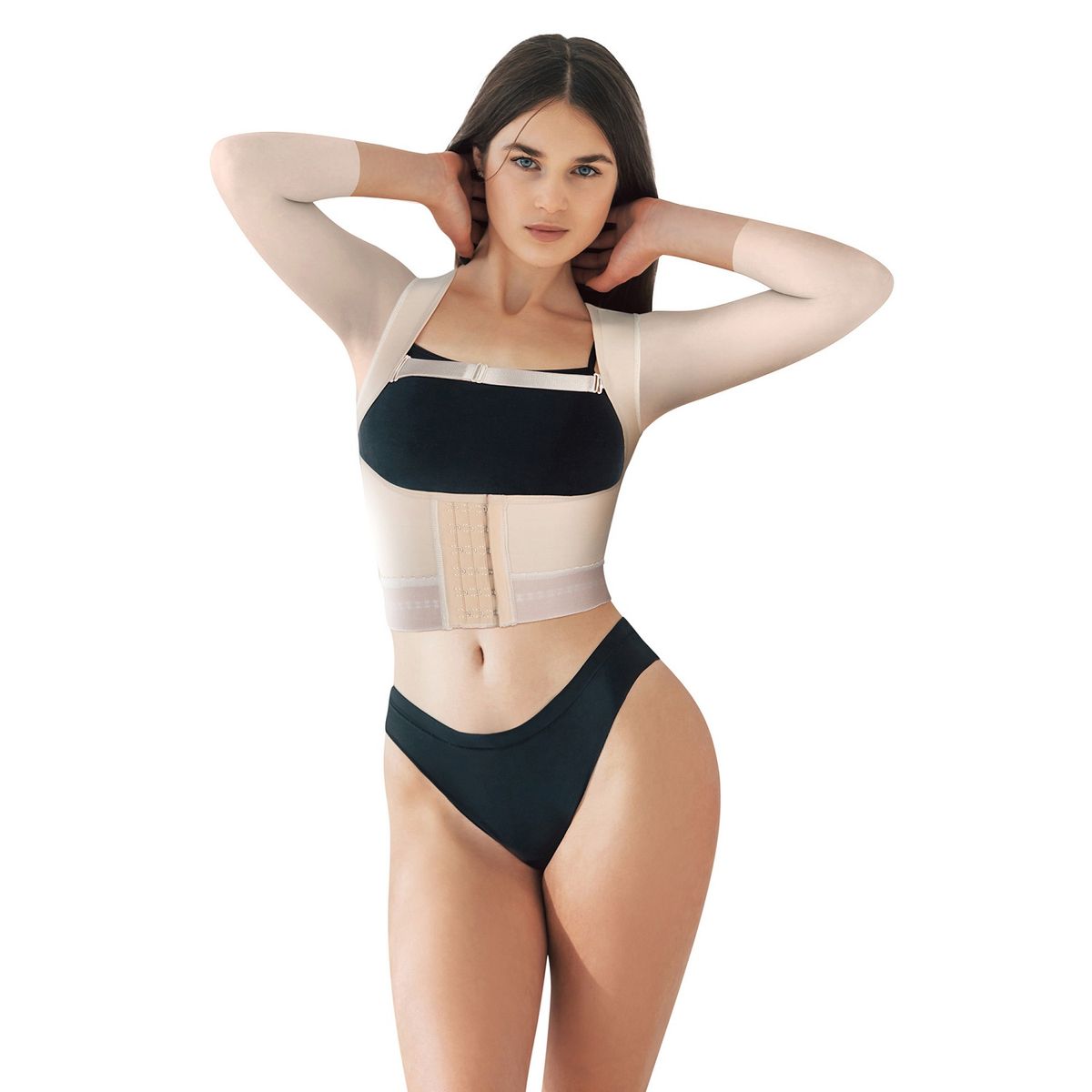 FAJAS TUFIT - Chaleco Corrector De Postura Con Mangas CM - 3087 FAJAS TUFIT