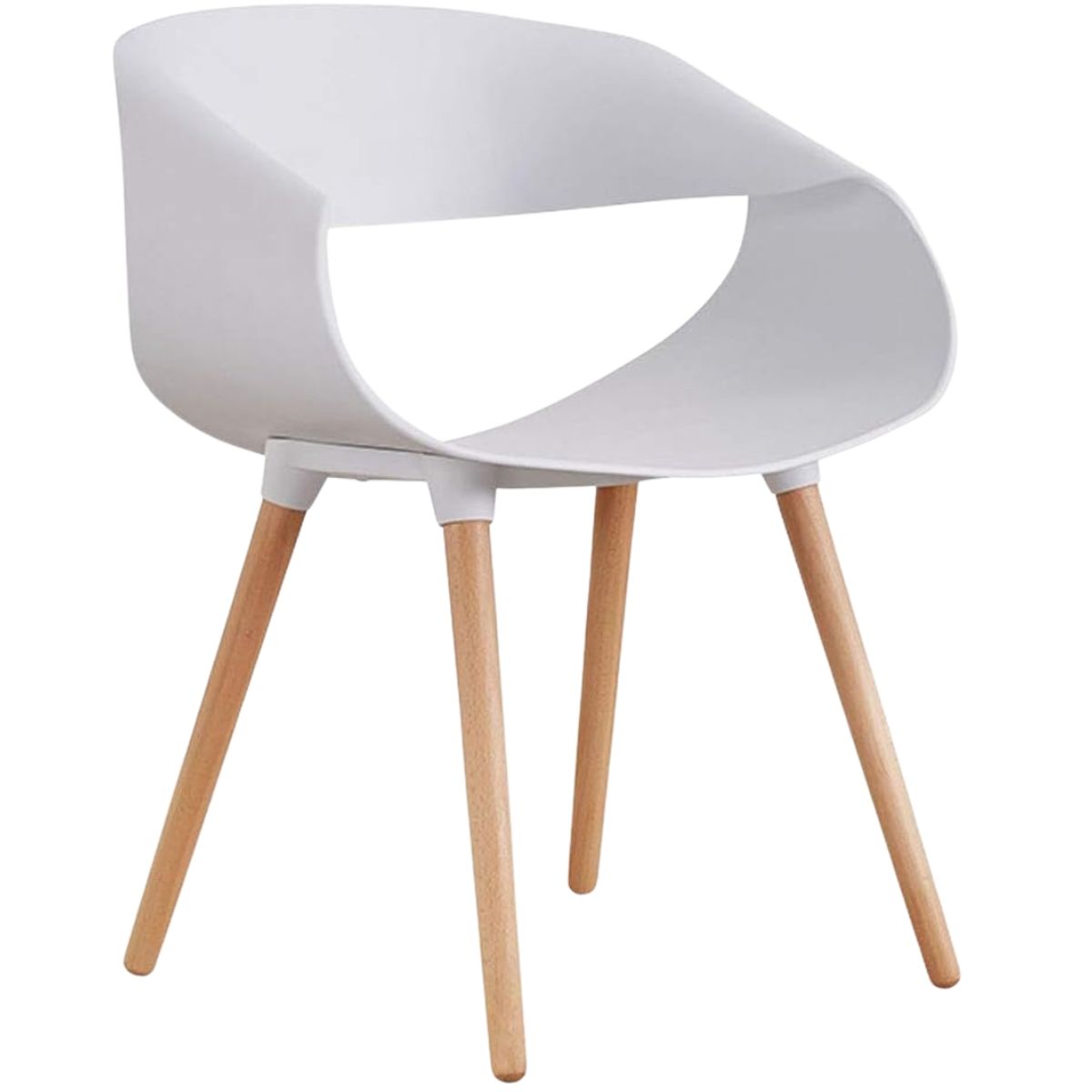 MOBLIHOUSE - Silla Para Comedor Parma Blanca