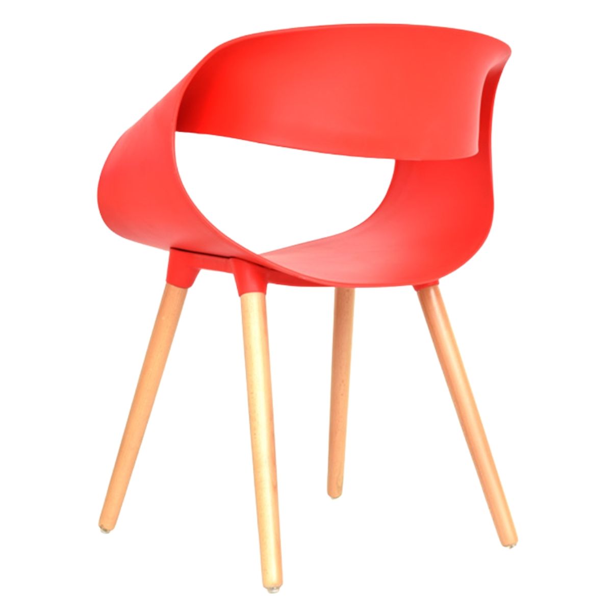 MOBLIHOUSE - Silla Para Comedor Parma Roja