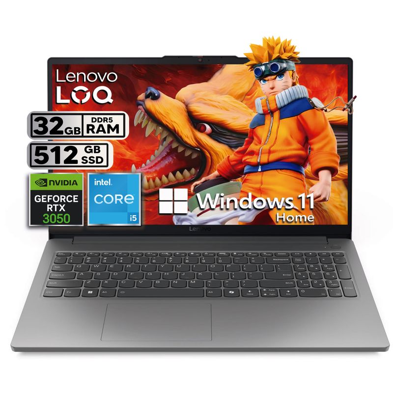 LENOVO - Portátil Lenovo Gamer LOQ Intel Core i5-12450HX RTX 3050 32GB RAM 512GB SSD 15.6” FHD
