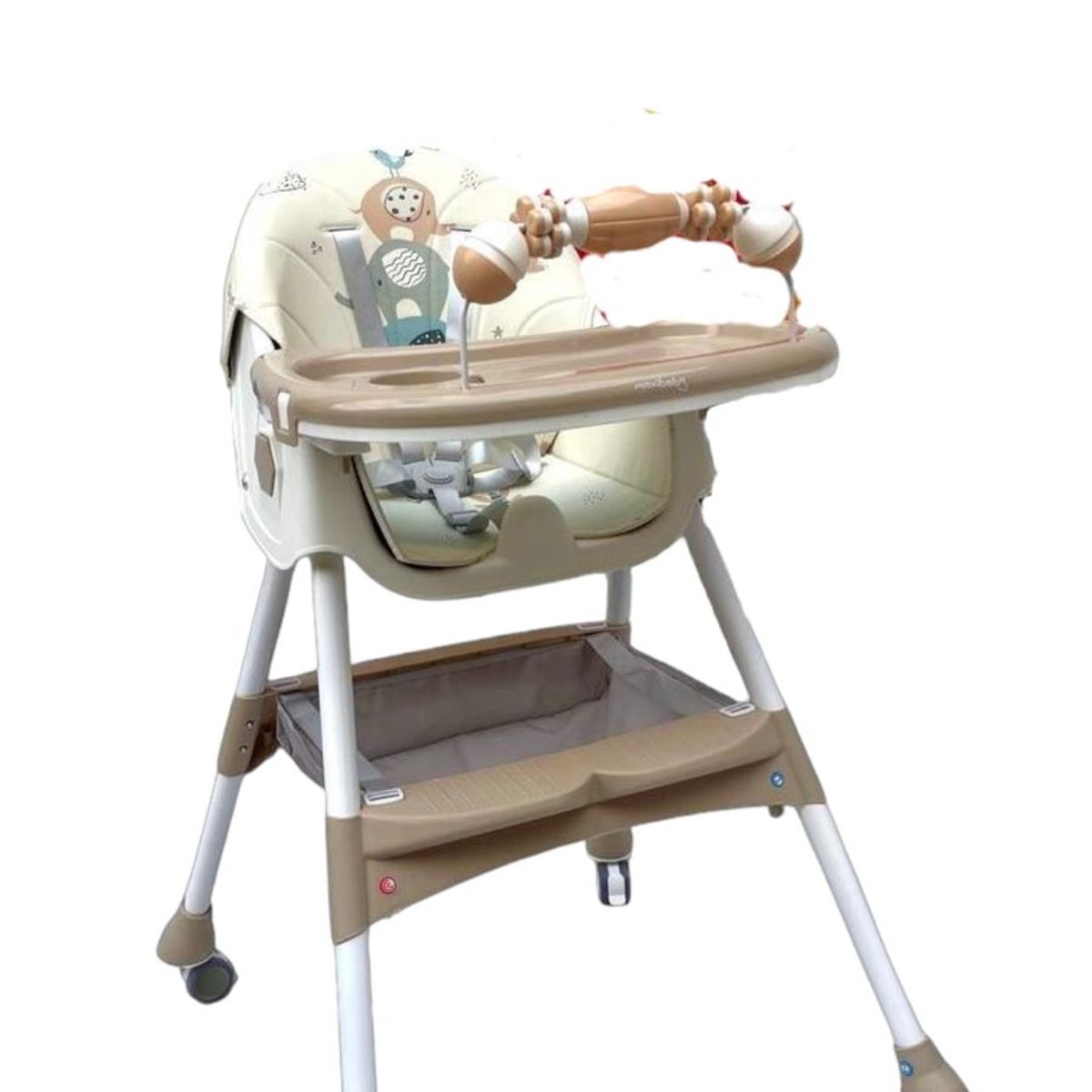 GENERICO - Silla Comedor Multifuncional Plegable Y Reclinable Beige