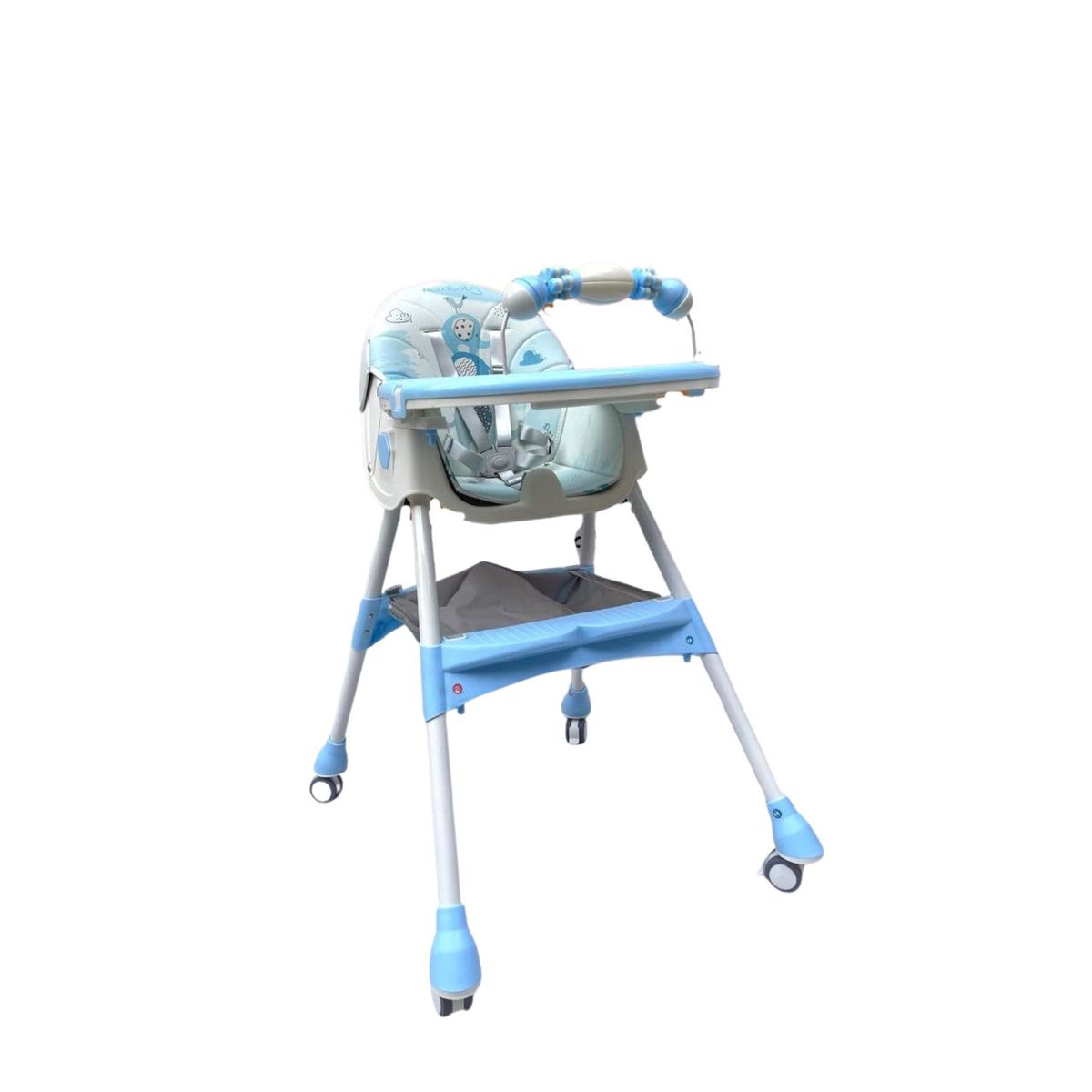 GENERICO - Silla Comedor Multifuncional Plegable Y Reclinable Azul