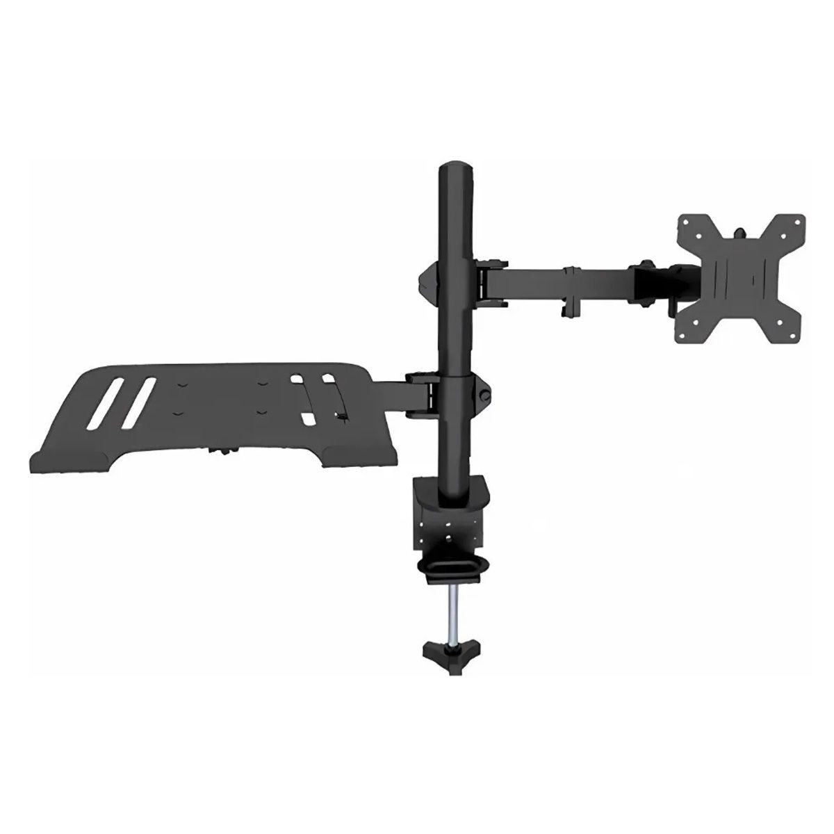 GENERAL - Brazo Monitor Y Laptop Soporte Doble Para Monitor Y Portatil
