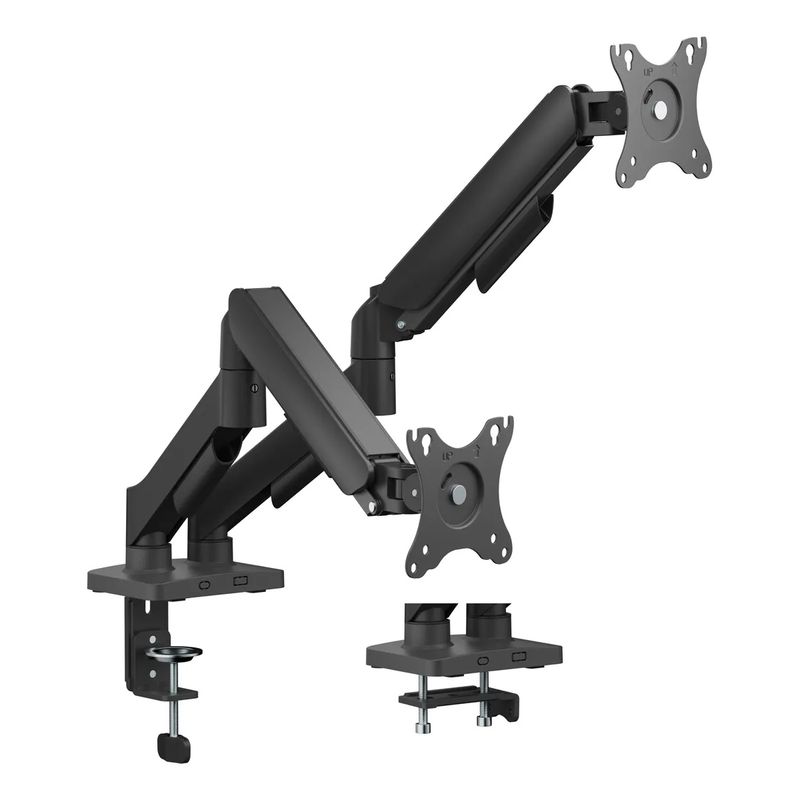 GENERICO - Soporte Para 2 Monitores Flexi - Brazo Para Dos Pantallas