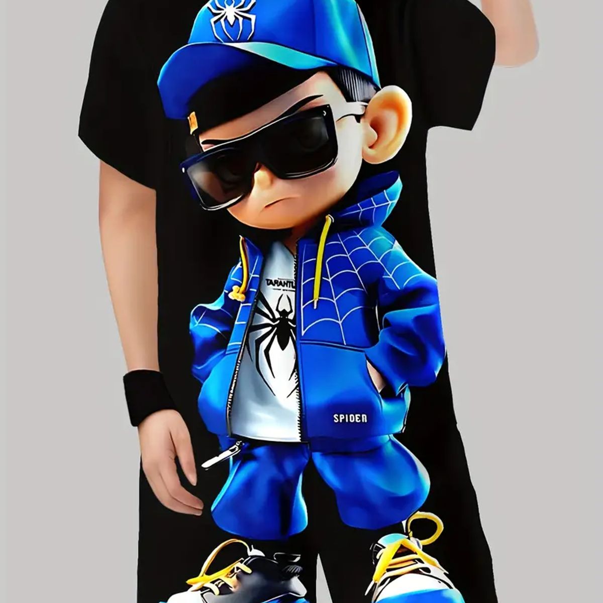 ABC - Conjunto Sudadera Pantaloneta Sublimada Niño