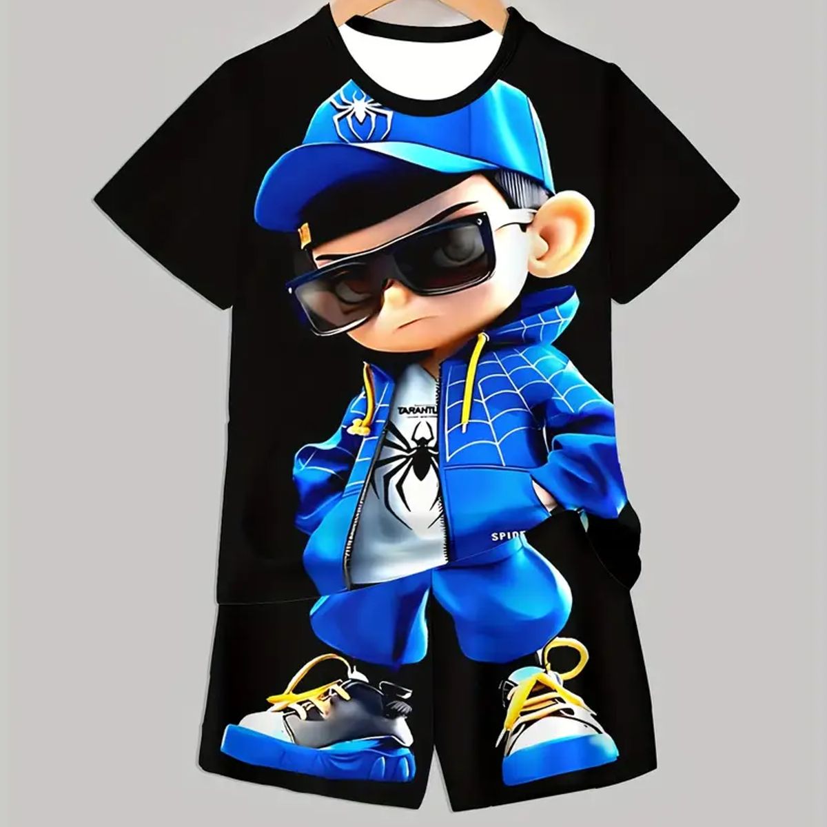 ABC - Conjunto Sudadera Pantaloneta Sublimada Niño