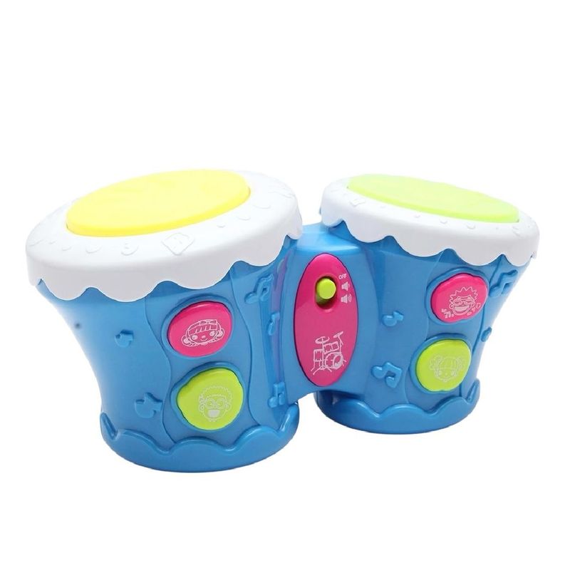 HUANGER - Tambor Musical Infantil Luces Y Sonidos Para Bebe