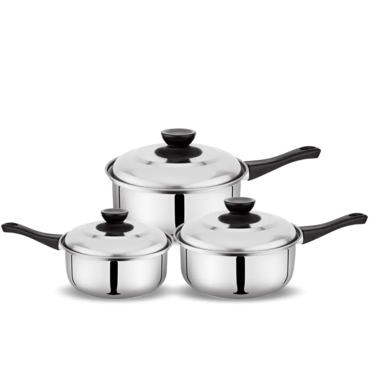 TRIPLE CLEAN - Set de 3 ollas pequeñas tipo picnic