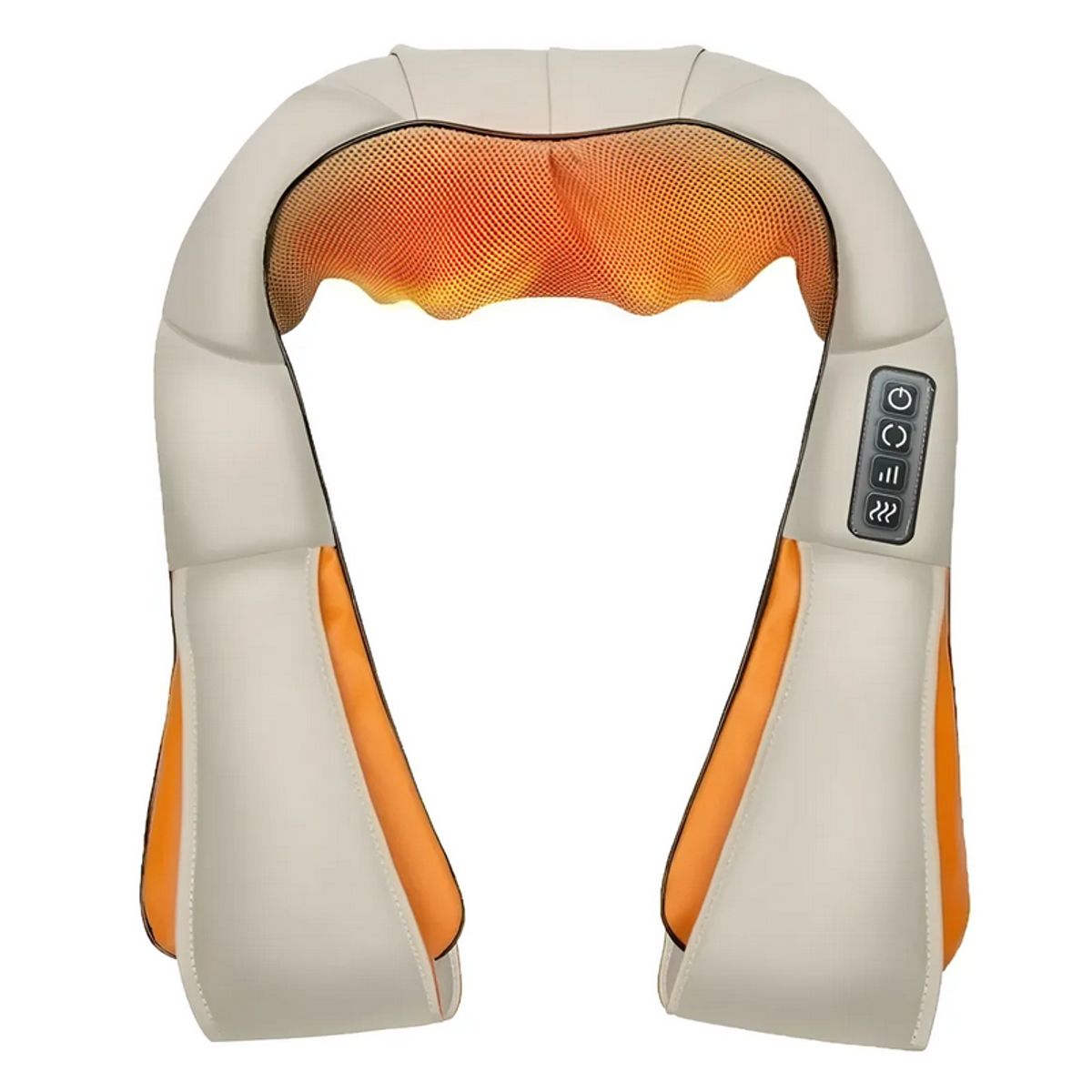 GENERICO - Masajeador Cervical Electrico Espalda Cuello Vibracion Color Nude