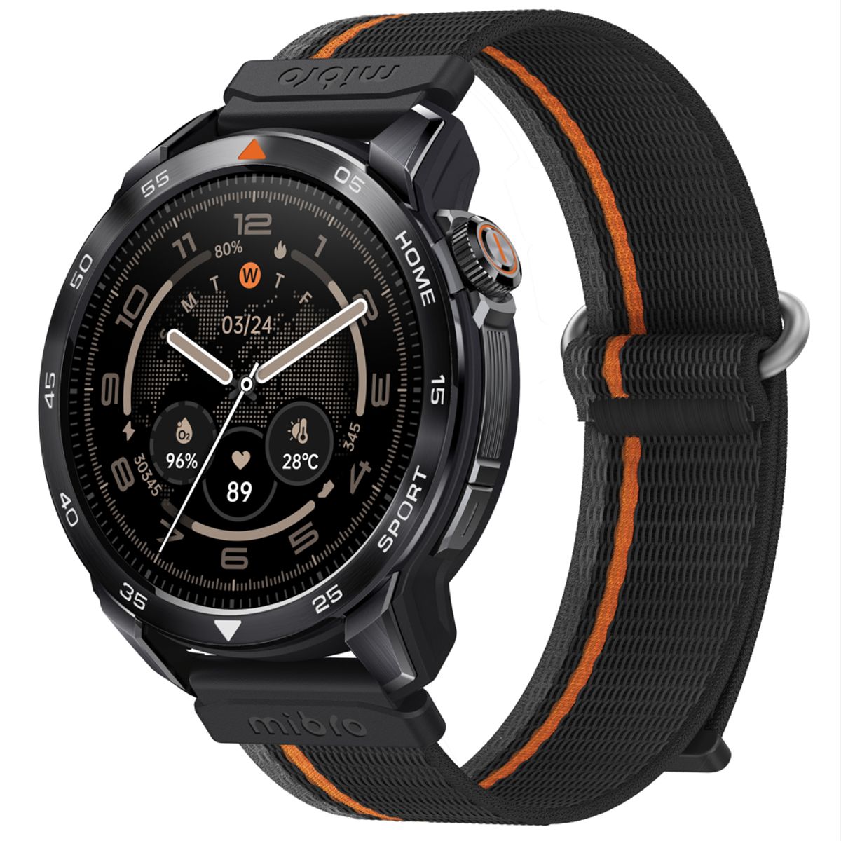 MIBRO - Reloj Inteligente Mibro GS Pro 2 - Negro (Doble Correa)