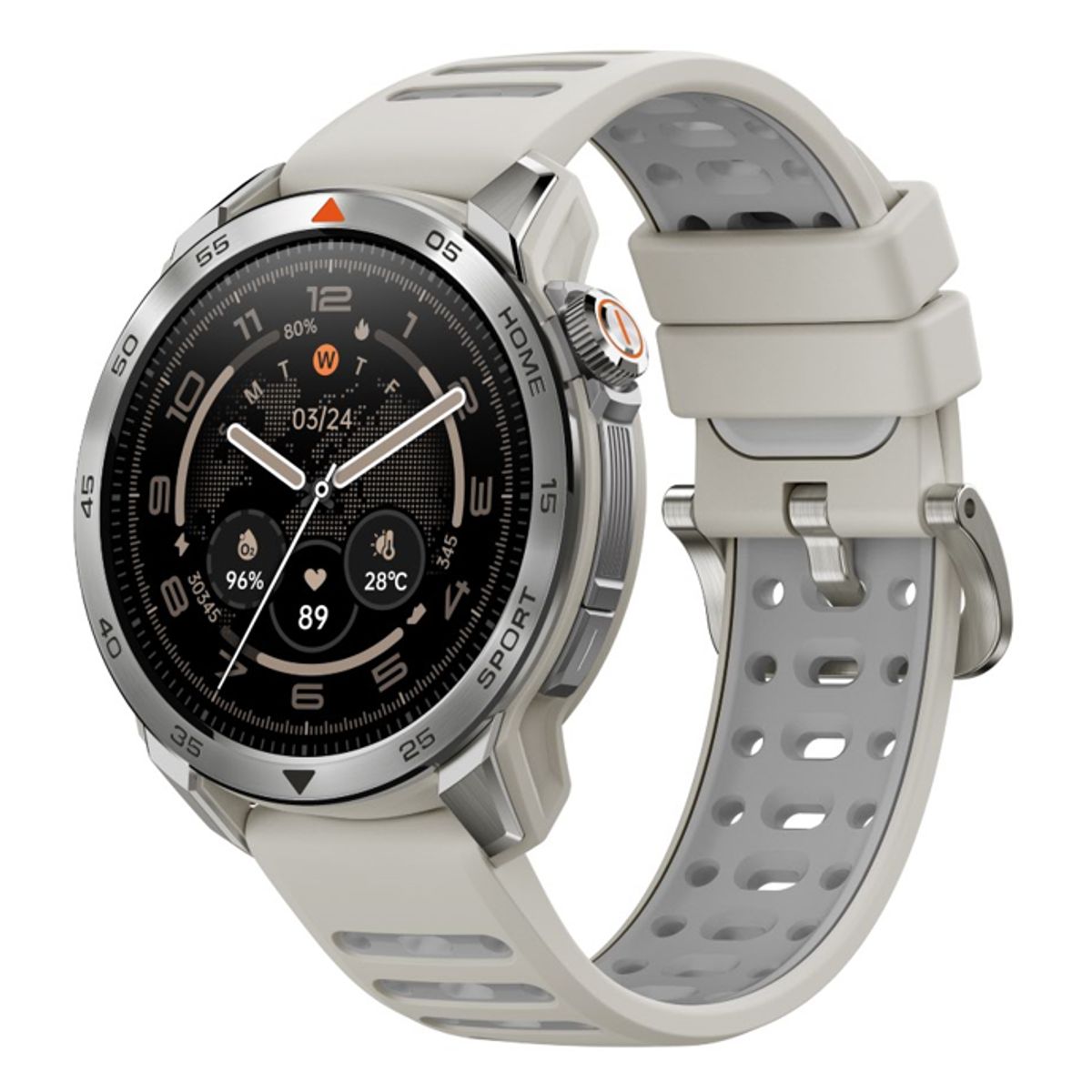 MIBRO - Reloj Inteligente Mibro GS Pro 2 - Beige Claro (Doble Correa)