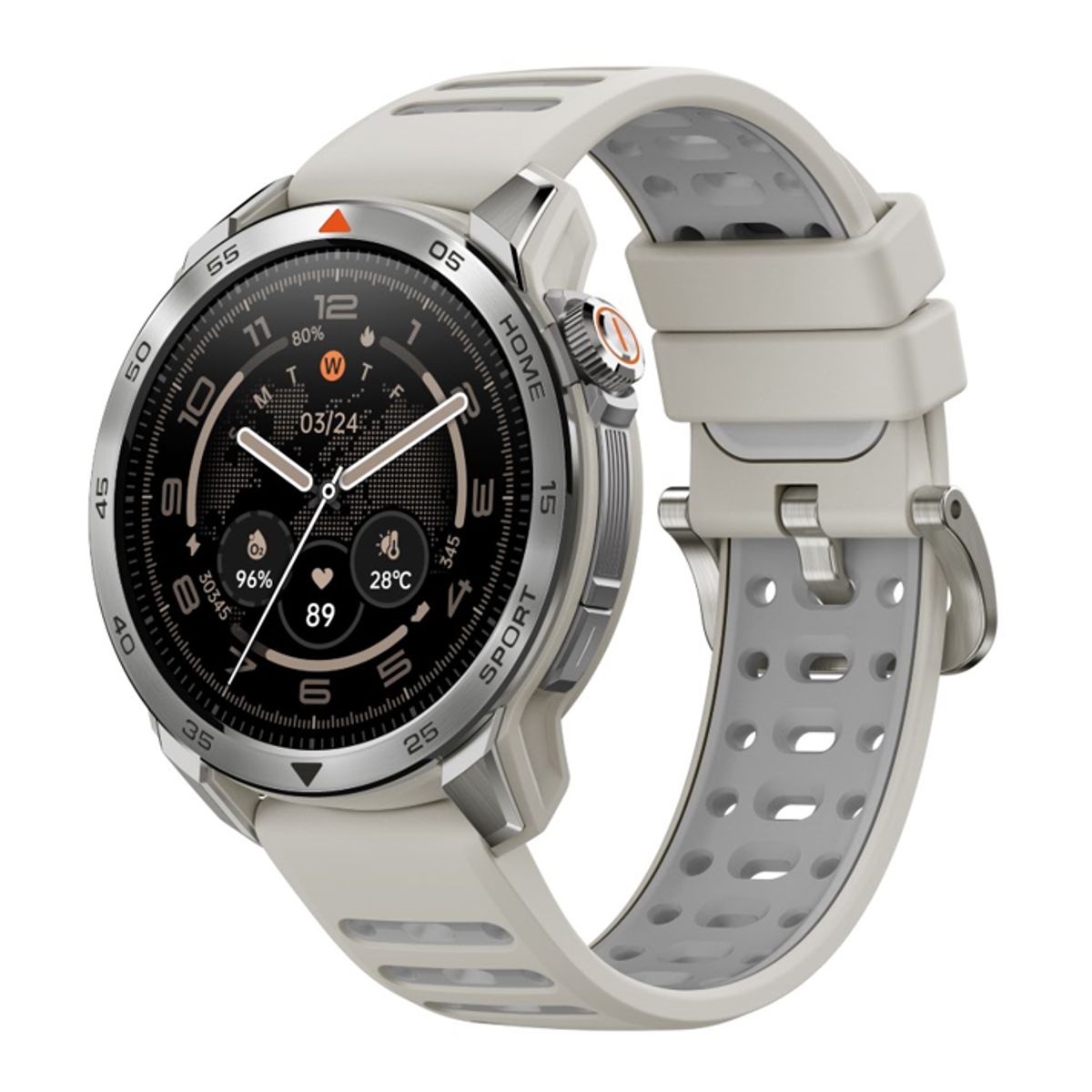MIBRO - Reloj Inteligente Mibro GS Pro 2 - Beige Claro (Doble Correa)