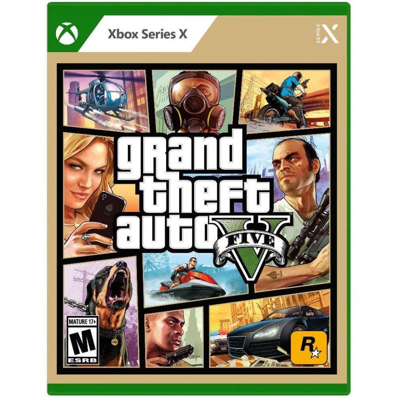 XBOX - Gta 5 Grand Theft Auto 5 Xbox Series X Físico Nuevo