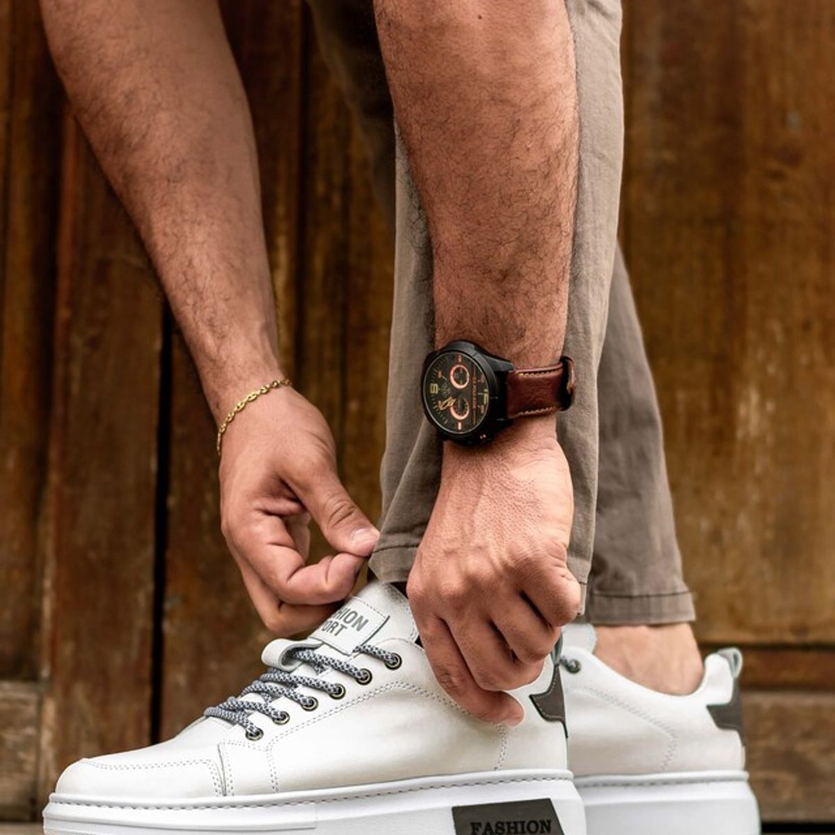 NACIONAL - Tenis fashion Caballero Casuales Cómodos