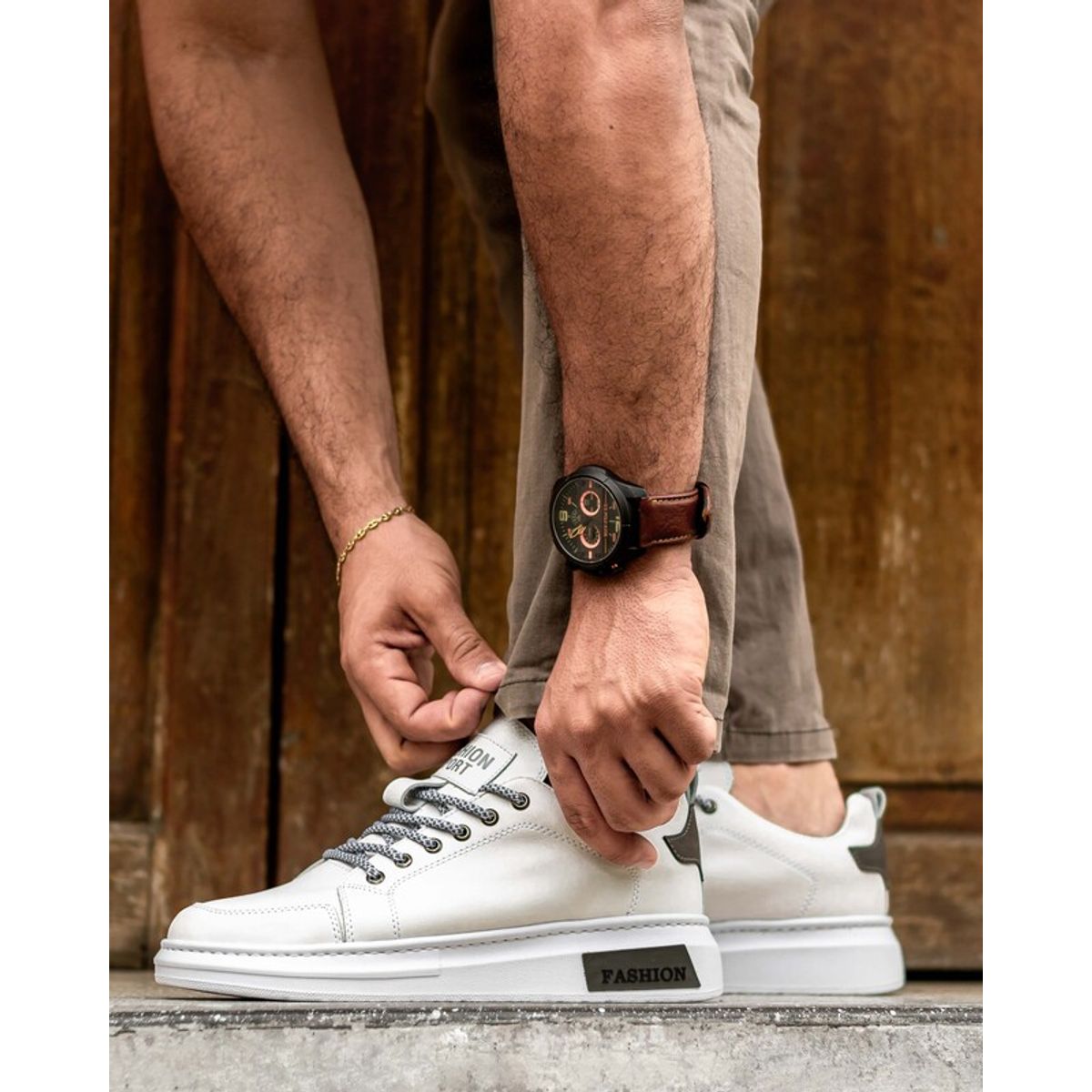 NACIONAL - Tenis fashion Caballero Casuales Cómodos