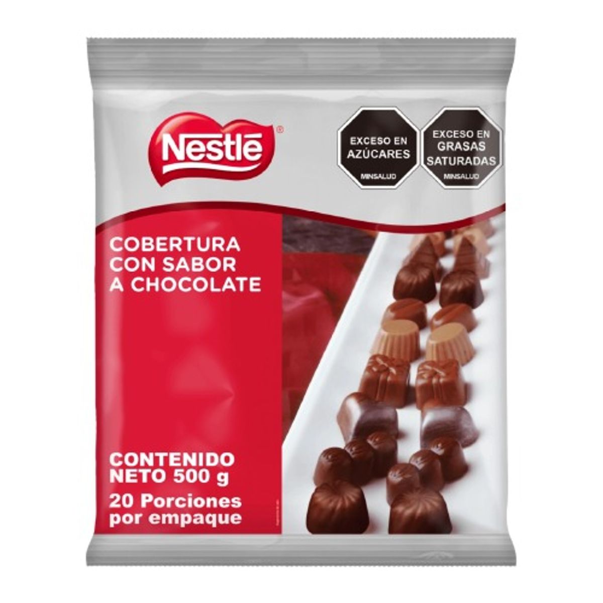 NESTLE - Cobertura Con Sabor a Chocolate Nestlé X 500g