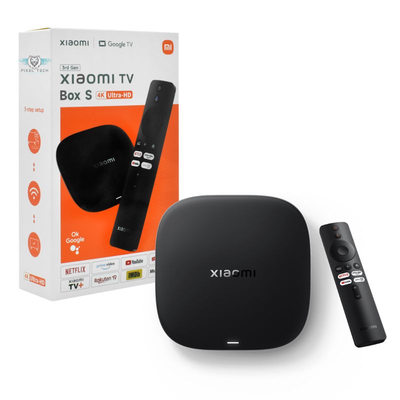 XIAOMI - Convertidor Smart TV Xiaomi TV Box S Tercera Generacion - 3ra Gen