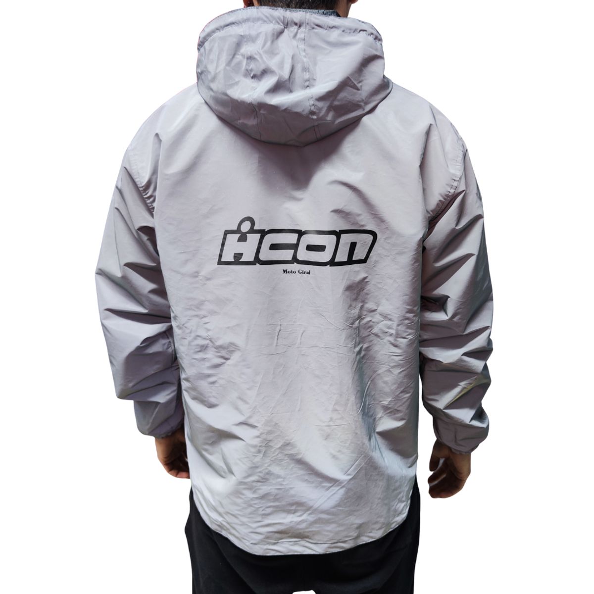 SPORT - Chaqueta Reflectiva 100% Doble Faz Impermeable Moto Ciclista