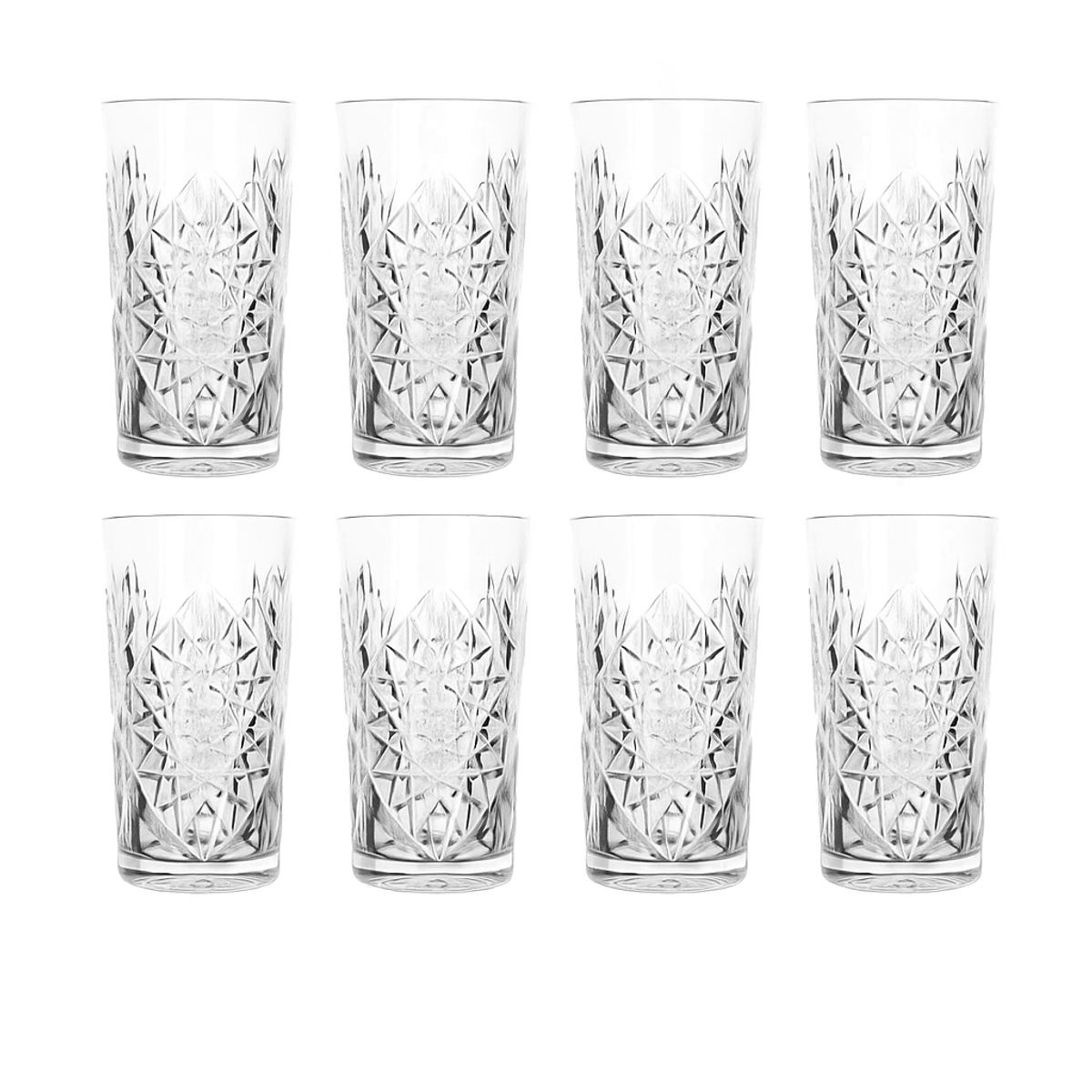 LIBBEY - SET X12 VASOS  LARGOS HOBSTAR COOLER