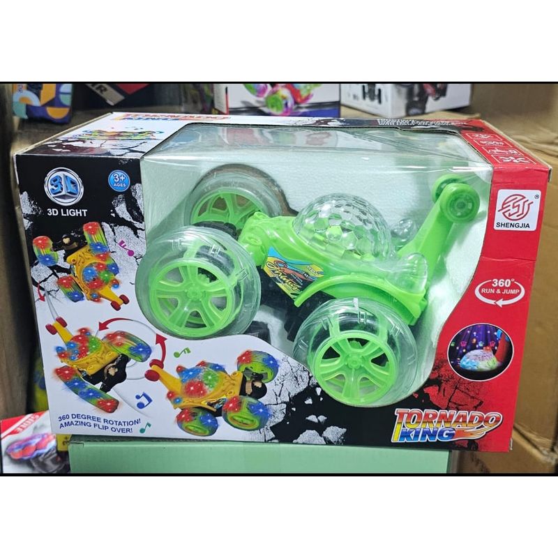GENERICO - Carro a control remoto carro loco juguete niños verde