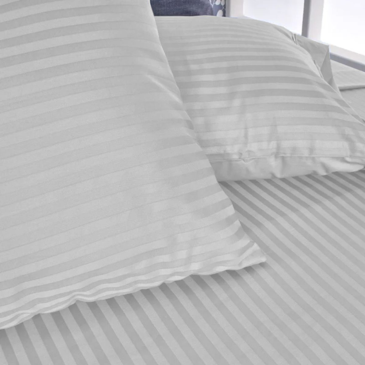 SALOMON - Juego De Sabanas KING 30cm Blanco - Planchado Permanente 600h