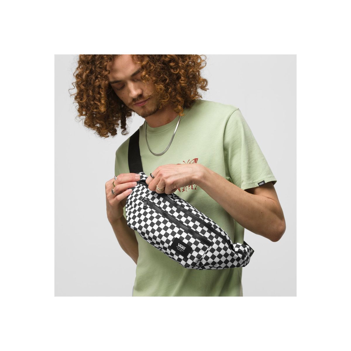 VANS - Canguro Hombre Vans Ward Cross Body Pack NegroBlanco VANS