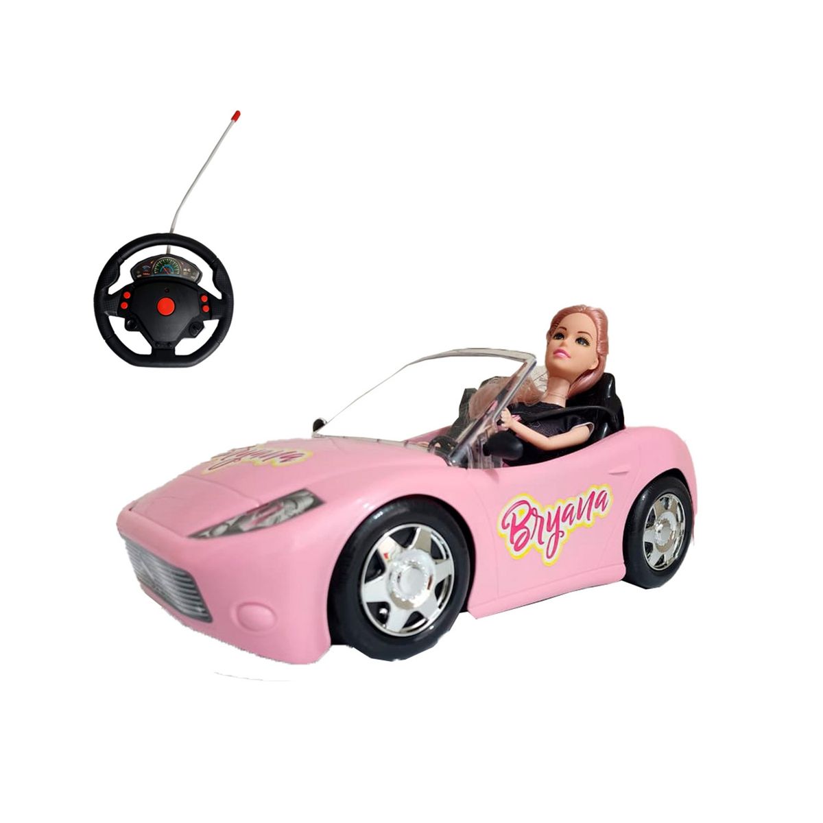 GENERICO - Carro Deportivo Muñeca Recargable Control Remoto Niña Bryana