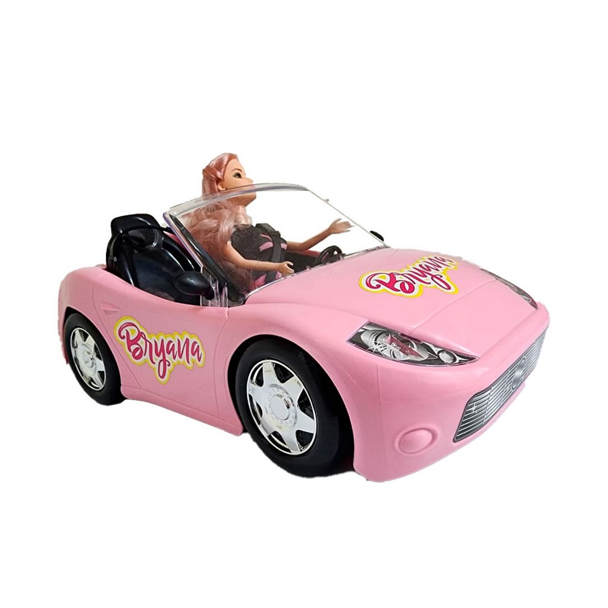 GENERICO - Carro Deportivo Muñeca Recargable Control Remoto Niña Bryana