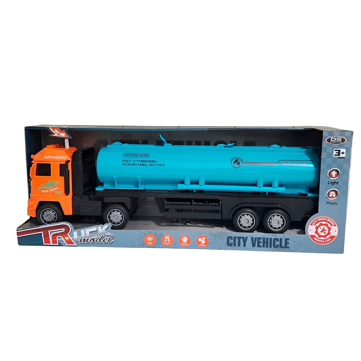 GENERICO - Tractomula Camion Cisterna Transporte Juguete Niños