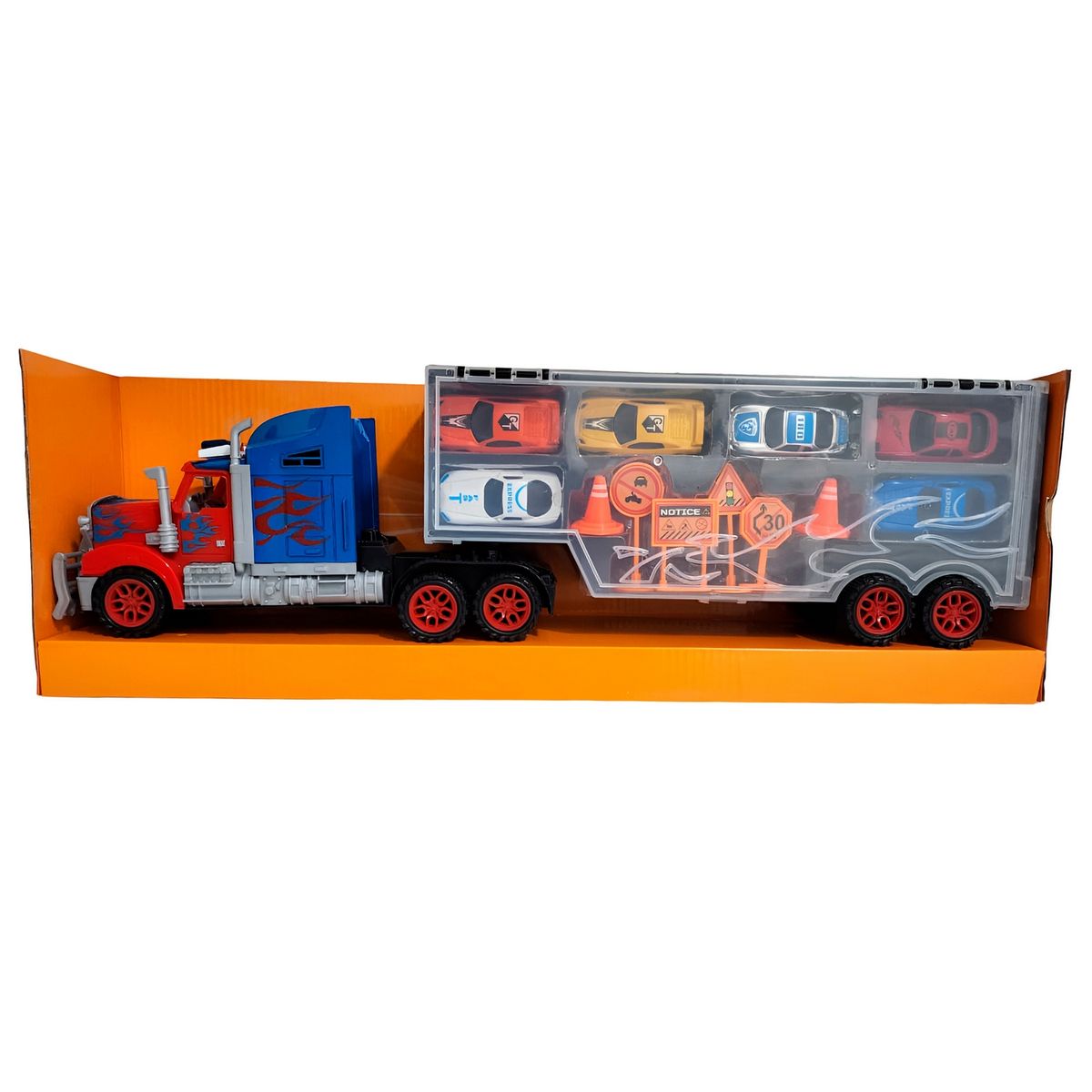 GENERICO - Tractomula Camion Transporte Carros Deportivos Señalizacion