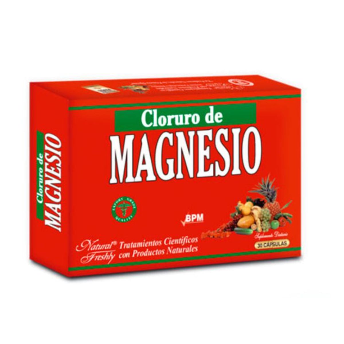NATURAL FRESHLY - CLORURO DE MAGNESIO NATURAL FRESHLY X 30 UNIDADES