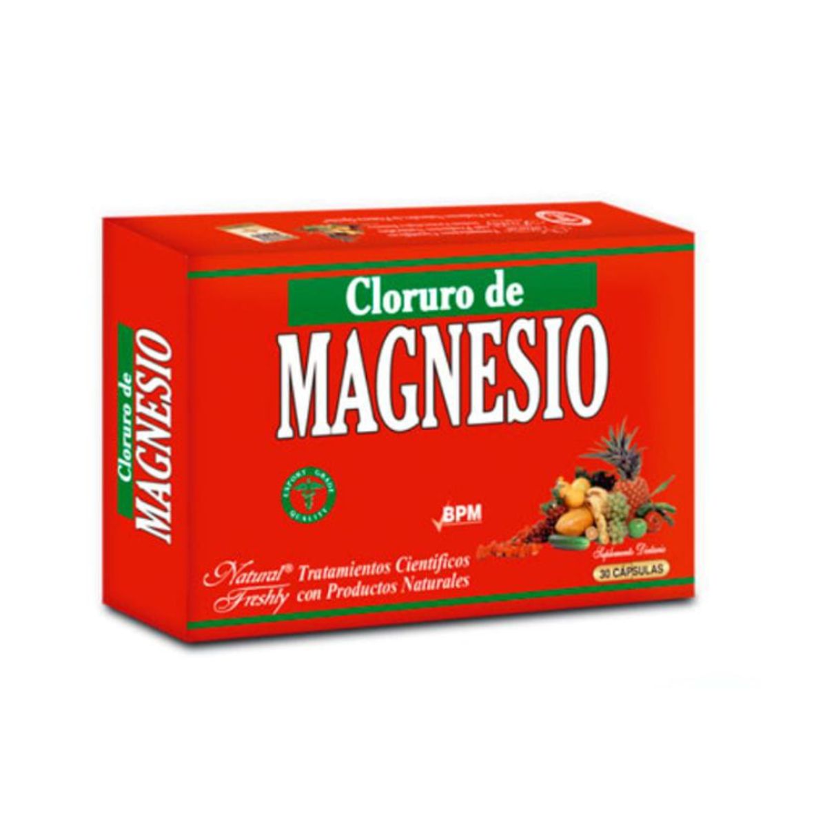 NATURAL FRESHLY - CLORURO DE MAGNESIO NATURAL FRESHLY X 30 UNIDADES