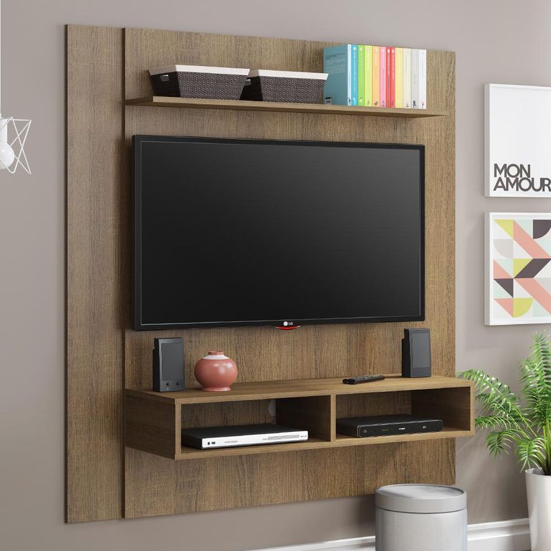 MADESA - Panel para TV Madesa Arizona Hasta 55 Pulgadas Marrón