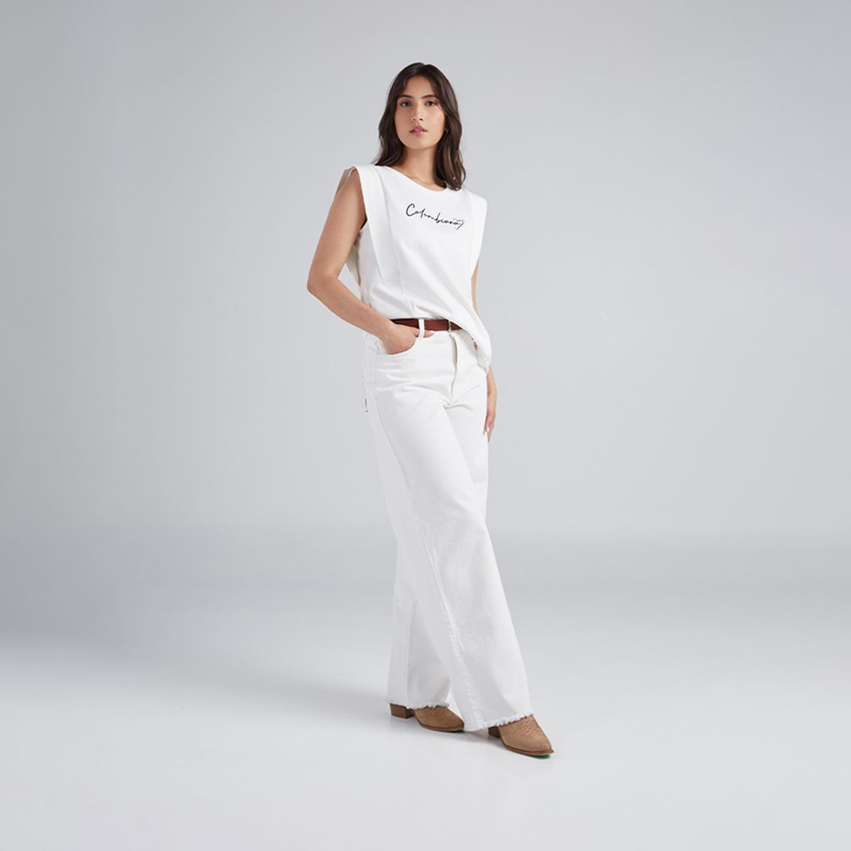 JULIANA SANCHEZ - Camiseta Alma Colombiana - Marfil