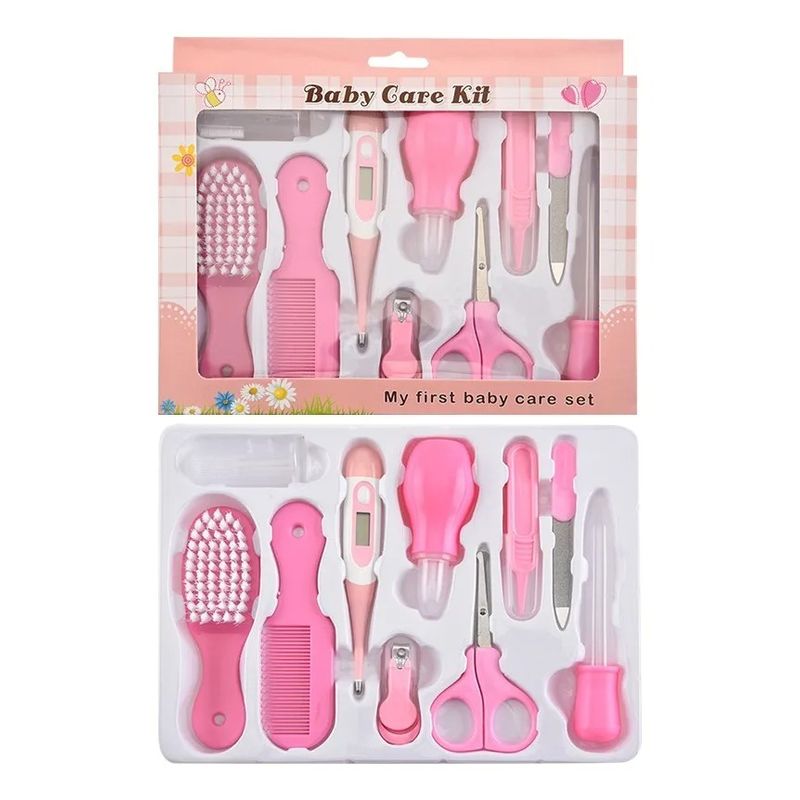 KIDSHOP - Set De Aseo Personal 10 Piezas 14954 Rosado