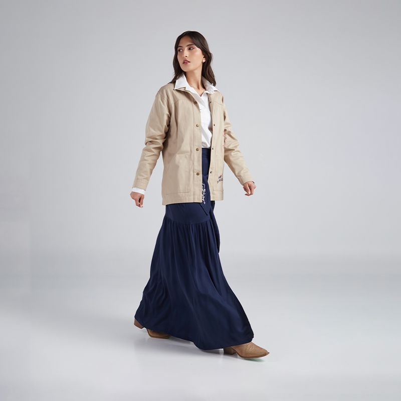 JULIANA SANCHEZ - Chaqueta Aquí florezco - Caqui