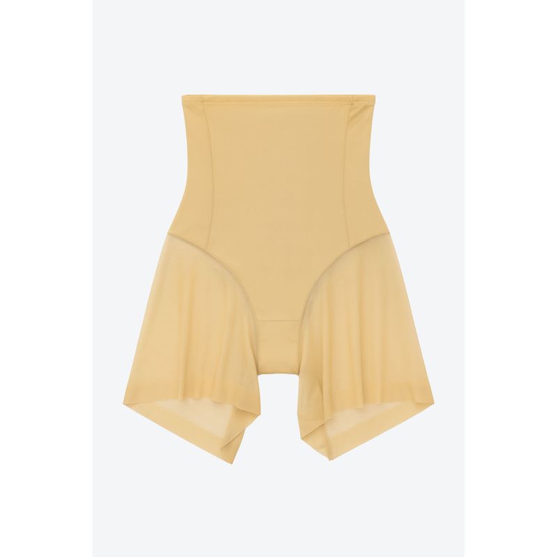 LILI PINK - Panty de control tipo boxer alta microfibra y malla con tecnología láser