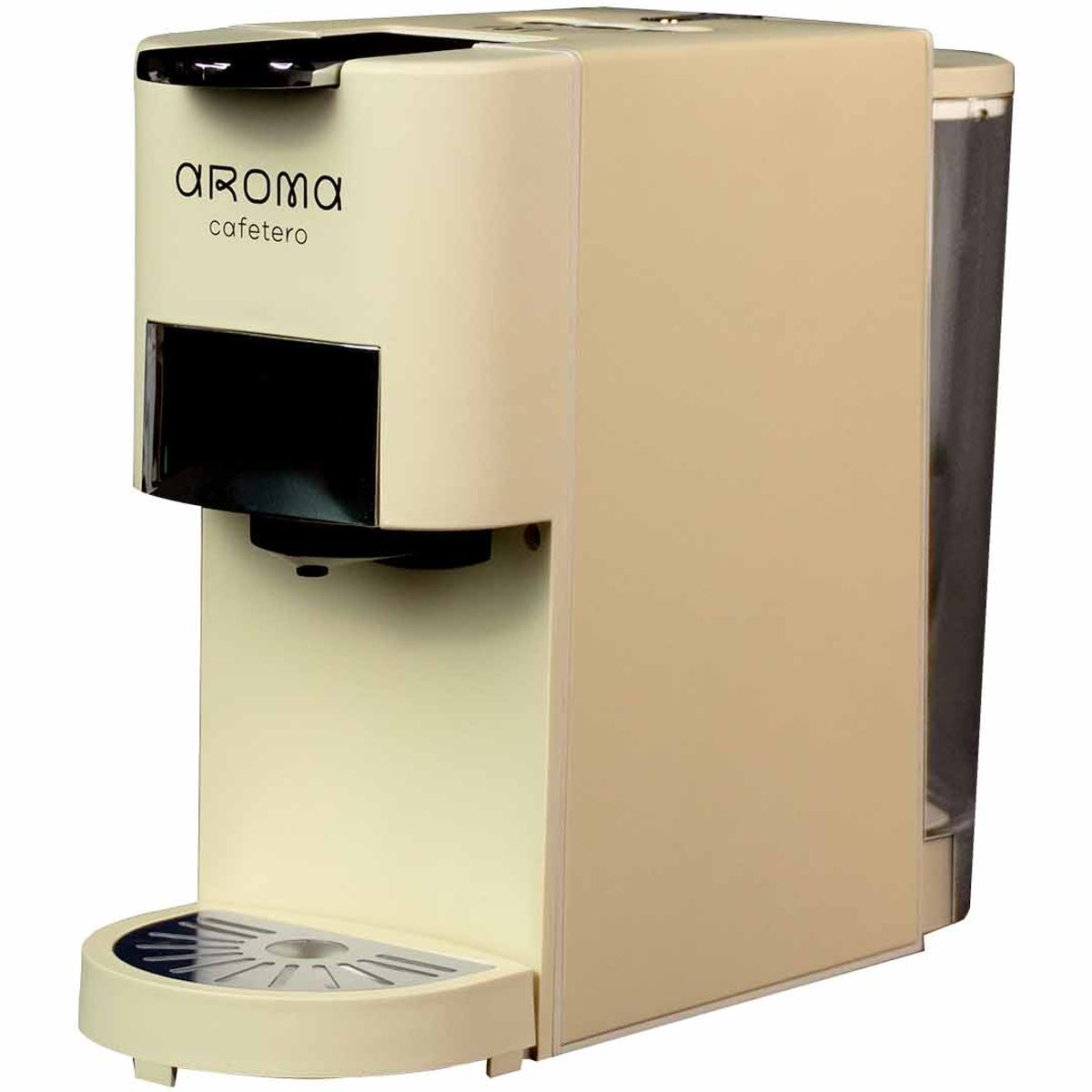 AROMA CAFETERO - Máquina de café expresso con Café Molido y cápsulas CMH-8S Beige