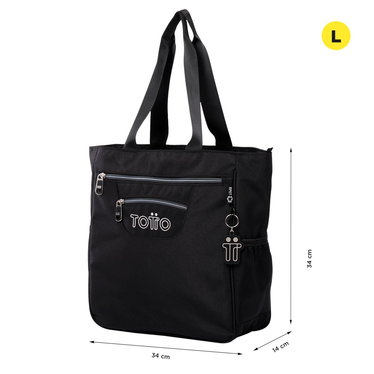 TOTTO - Bolso Shopping Porta PC 14" Cutara Negro