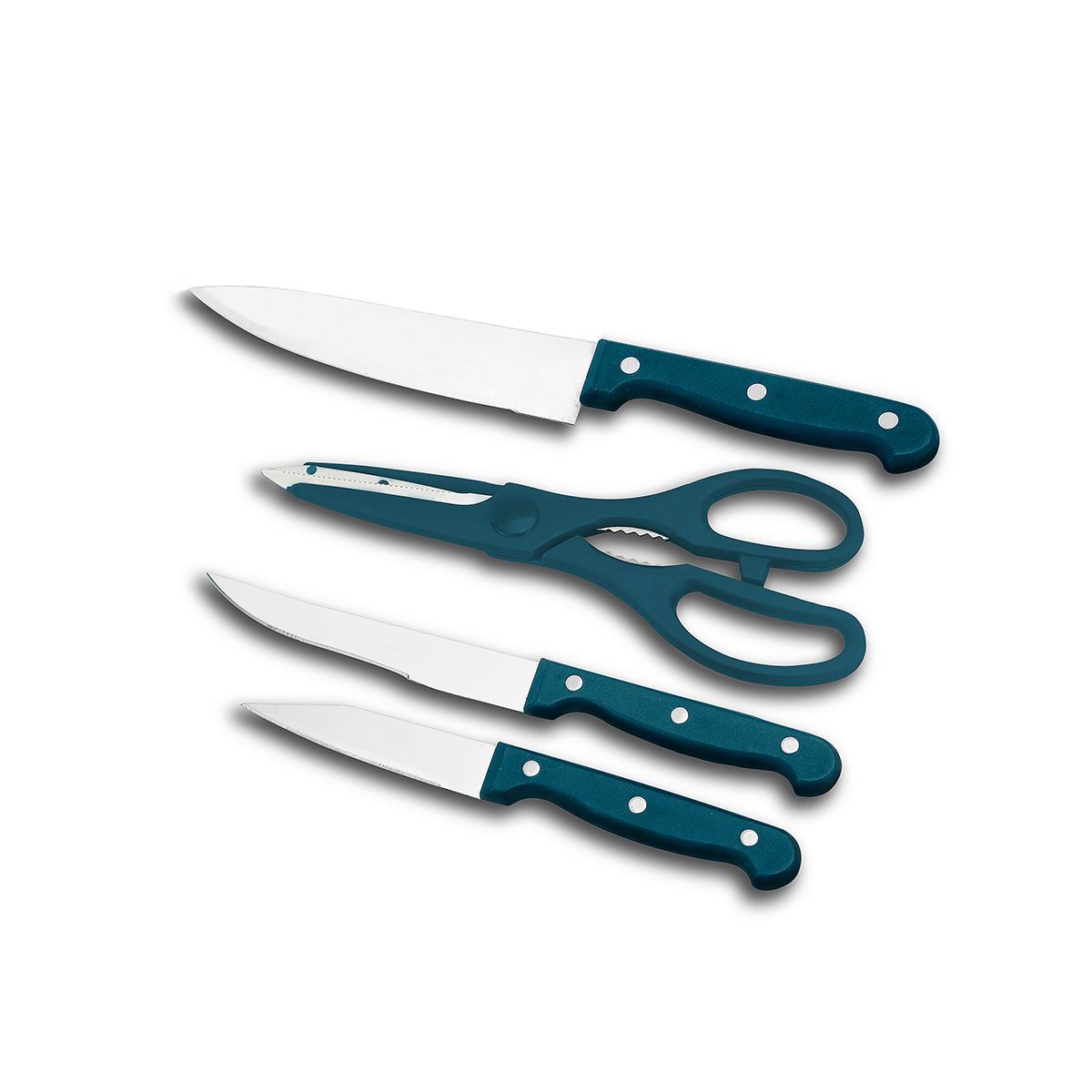 CASALLINI - Set De Cuchillos Mas Tabla De Picar 5 Piezas Casallini