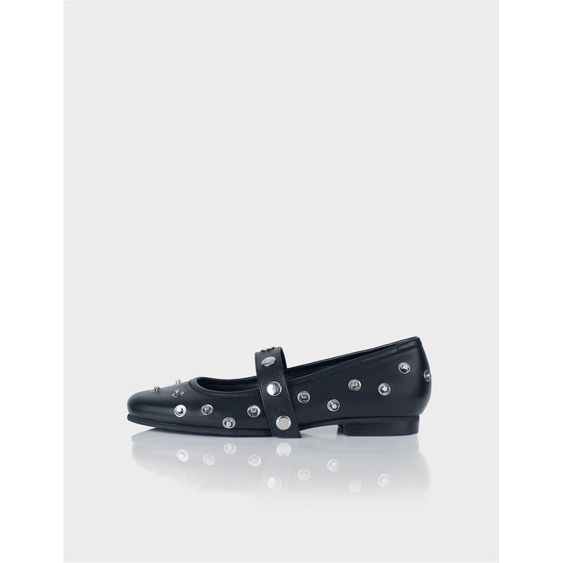 STIVALI - Zapato Bailarina Allegra Cuero Negro