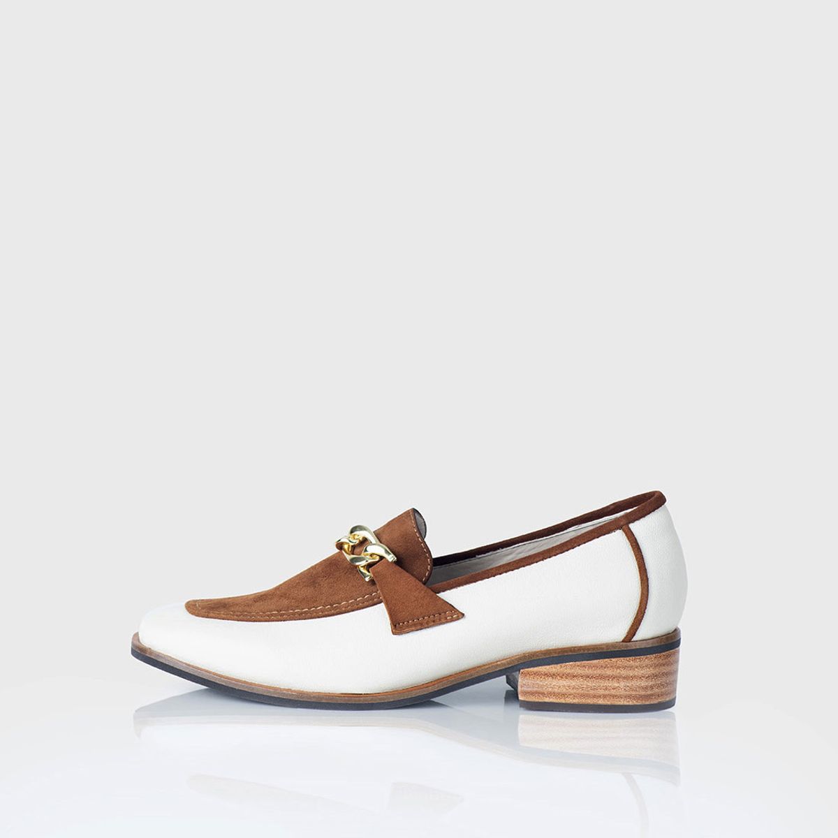 STIVALI - Mocasín Amaretto Cuero Beige x Canela