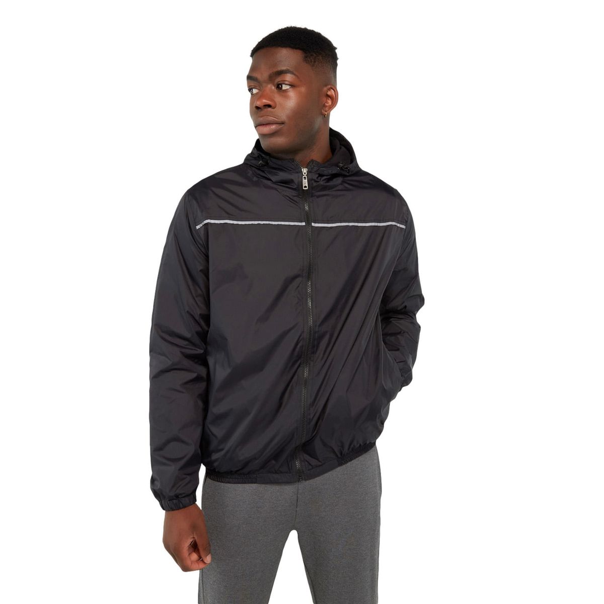 TOTTO - Chaqueta para Hombre Mosculer Negra