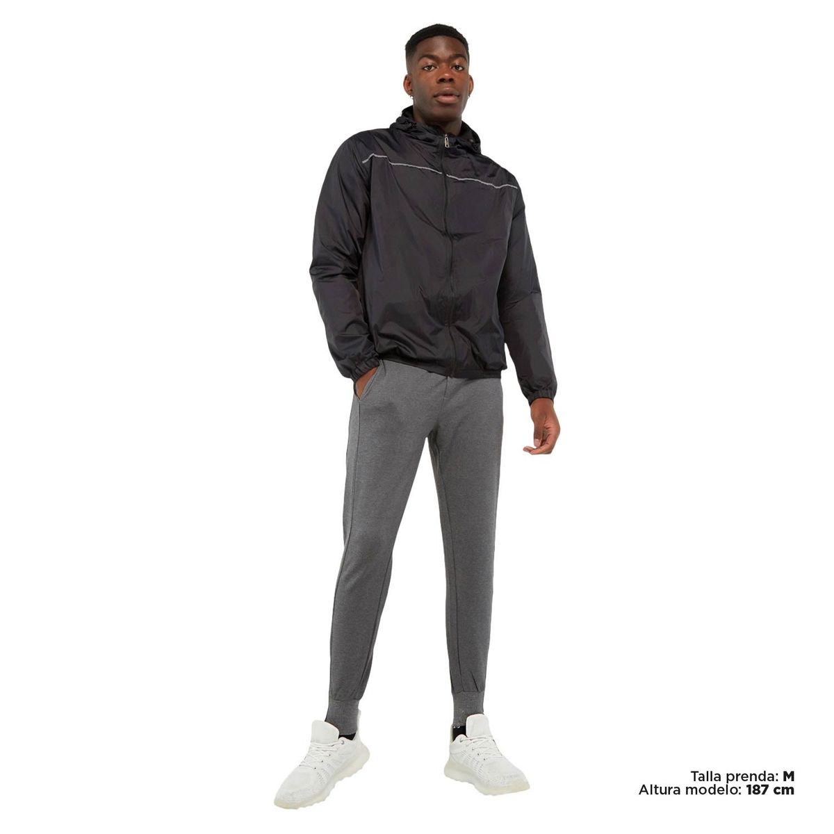 TOTTO - Chaqueta para Hombre Mosculer Negra